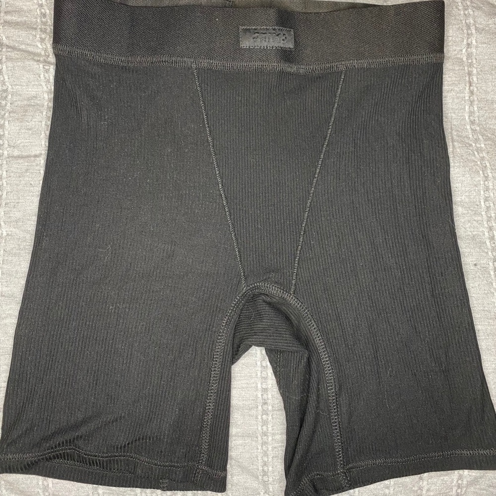 Skims Cotton Ribbed Boxers - Picture 4 of 7
